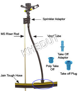 Mini Sprinkler Set - HDPE Material, Size Options 63MM, 75MM, 90MM, 110MM | Low Maintenance, Solid Form for Industrial & Agricultural Use