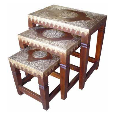 Polished Indian Metal Fitting Furniture