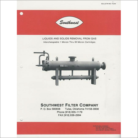 Liquids and Solids Removal from Gas - Filters