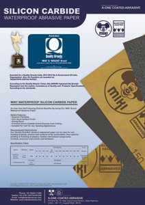 SIC Waterproof Abrasive Paper