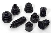 Rubber Expansion Bellows - Heavy Duty, 5-10v Weight | Industrial Usage, Black Color, Round Head Code