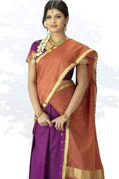 how to drape half saree for Traditional look | daawani wearing style | In  malayalam - YouTube
