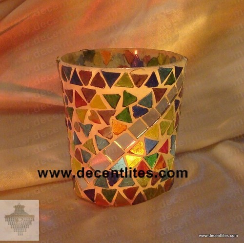 Mosaic Candle Holder