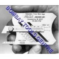 Adjustable Fillet Weld Gauge - Metal Material, 1/8" To 1" Measurement Range | 1/32" Accuracy, Easy-to-use Adjustable Design