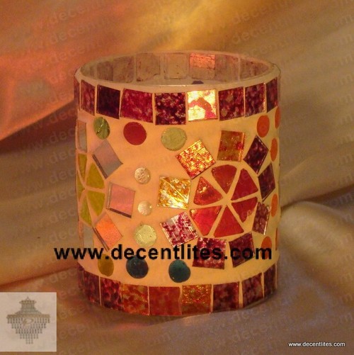 Mosaic Candle Holder