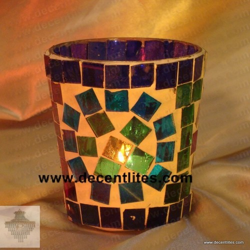 Mosaic Candle Holder