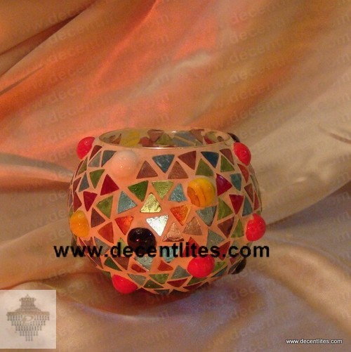 Mosaic Candle Holder
