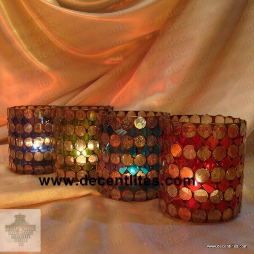 Mosaic Candle Holder