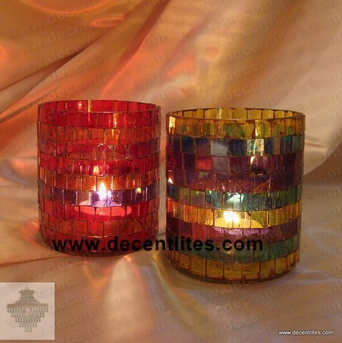 Mosaic Candle Holder