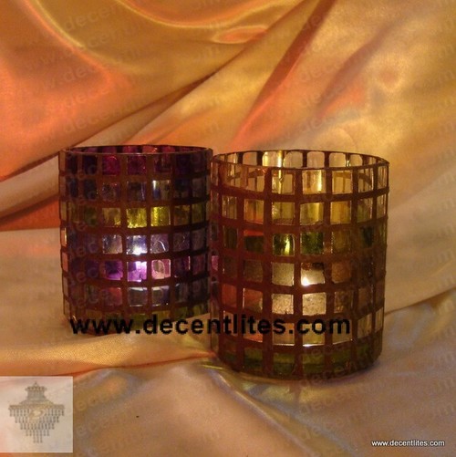 Mosaic Candle Holder
