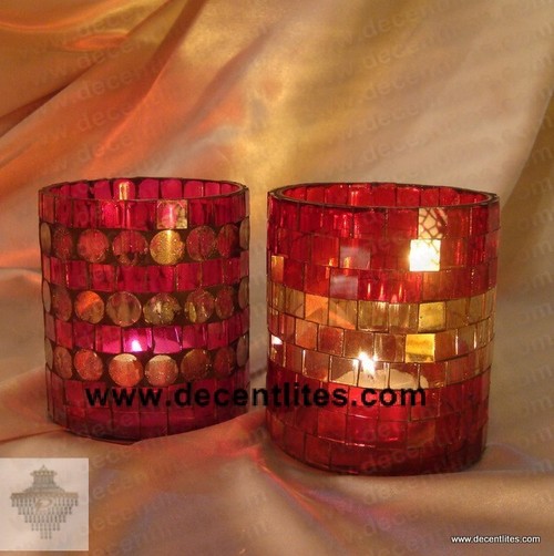 Mosaic Candle Holder