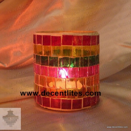 Mosaic Candle Holder