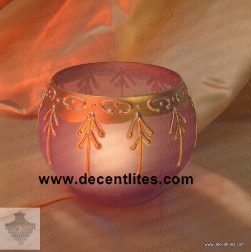 Decorative Glass Candle Holder