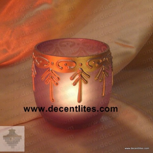 Decorative Glass Candle Holder