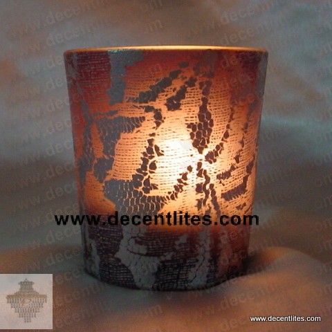 Decorative Glass Candle Holder