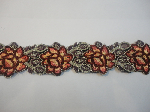 Brown Irish Crochet Lace