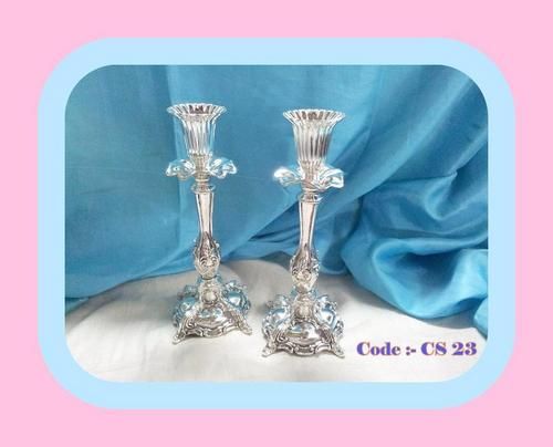 Silver Plated Candle Holder