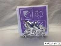 Dolphin Paper Napkin Holder - Color: Silver