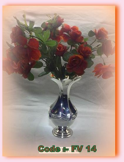 Silver Flower Vases