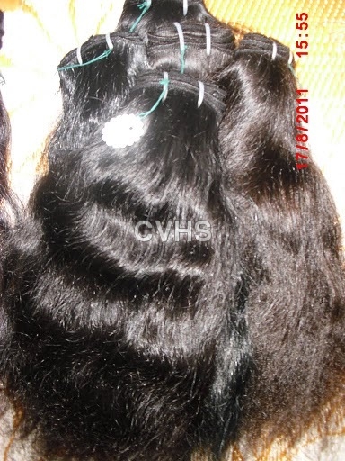 Wavy machine weft