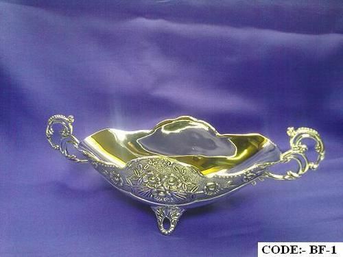 Metal Oval Silver Plated Bowls