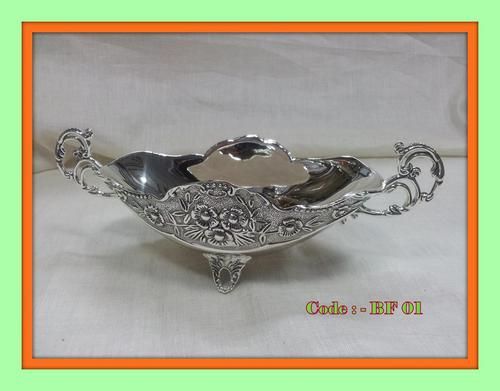 Silver Small Oval Dish  Wit