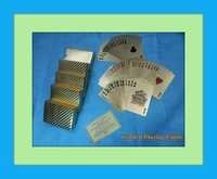 Metal Golden Playing Cards