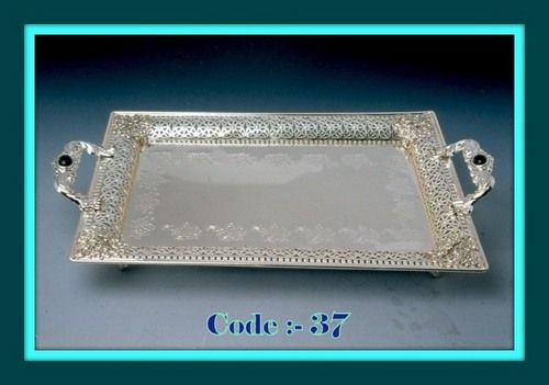 Tray with handle Rect. JallNakashi 17