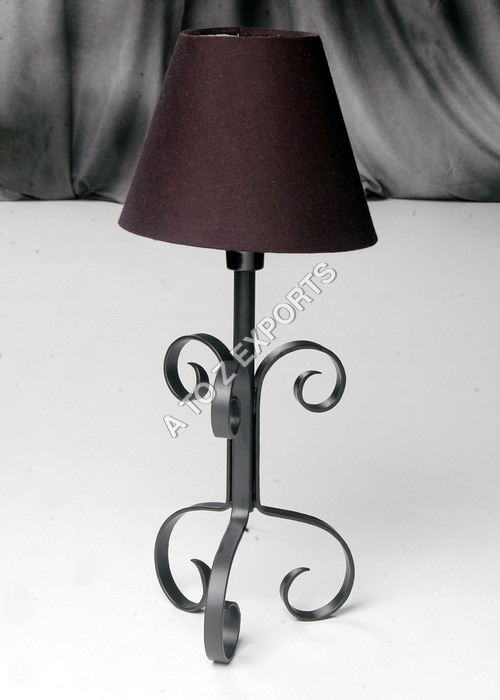 Brown Black Powder Coated Iron Metal Lampshade