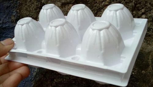 Egg Packaging Tray - PVC Material Eco-Friendly Design with Breathable Structure and Secure Lock Mechanism for Optimal Egg Moisture Retention