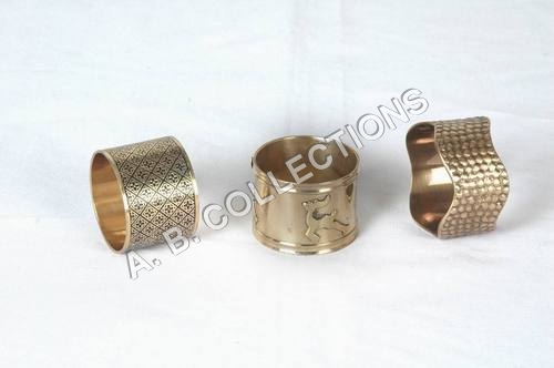 Brass Antique Round Napkin Ring By A. B. COLLECTIONS