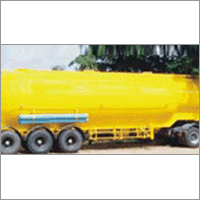 Bulk Vessel - Stainless Steel 50m3, Compressed Air Discharge 30-50m, Inbuilt Trailer