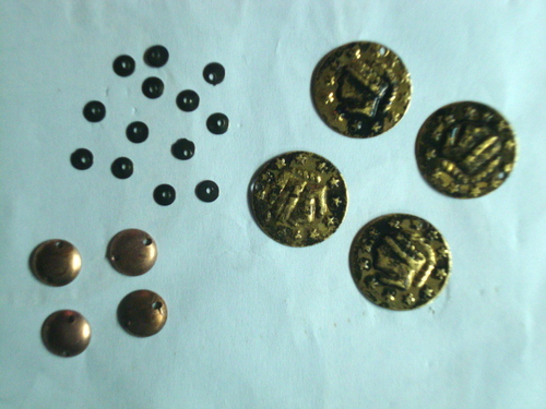 Antique Brass Sequins