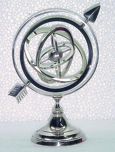 GLOBE WITH ARROW