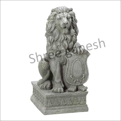 Lion Fibre Statue