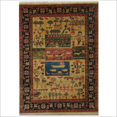 Handknotted Gabbeh Carpet