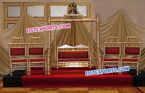 Wedding Swing with Chairs Set