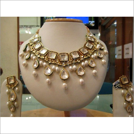 Diamond Kundan Meena Jewellery