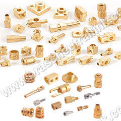 Golden Brass-Turned-Components