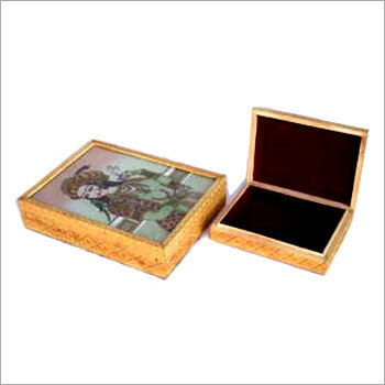 White wood gem stone Jewellery Boxes