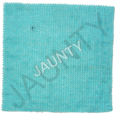 Beaded Coasters - Glass Beads 4x4 Inches Teal, Durable Protective Decorative