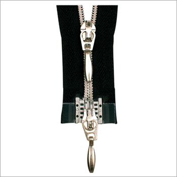 Silver Two Ways Zipper