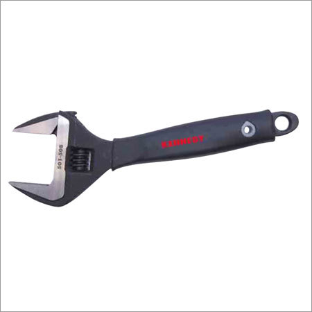 Extra Wide Jaw Adjustable Wrench