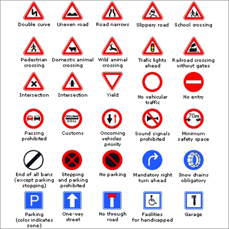 Safety Road Signage