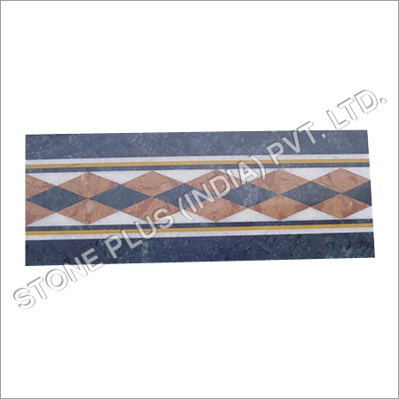 Marble Inlay Flooring Border Tiles