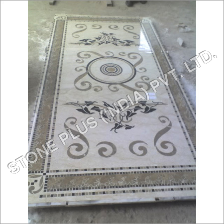 Marble Inlay Floor Medallions