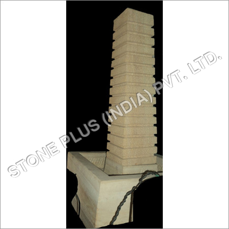 Marble Inlay Minar Fountain