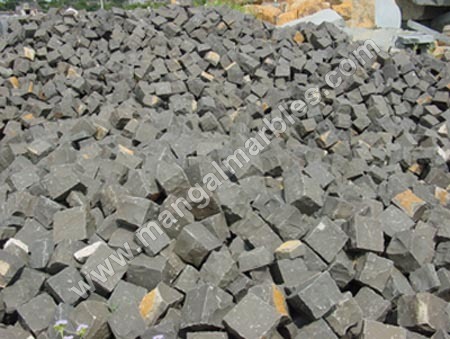 Natural Stone Black Basalt Cobblestone
