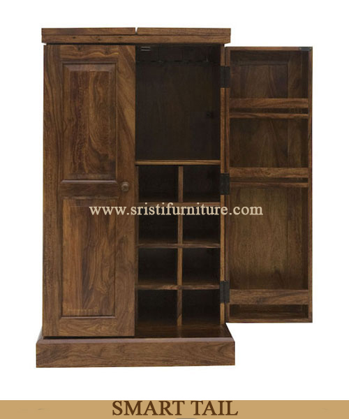 Handmade Wood Bar Unit