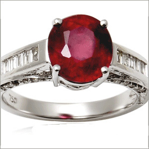 Round Gemstone Engagement Rings